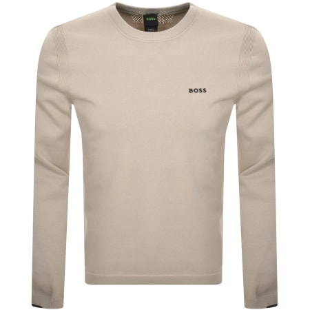 Product Image for BOSS Ever X Knit Jumper Beige
