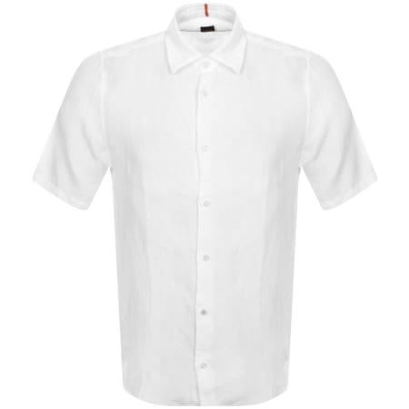 Product Image for BOSS Rash 2 Short Sleeved Shirt White