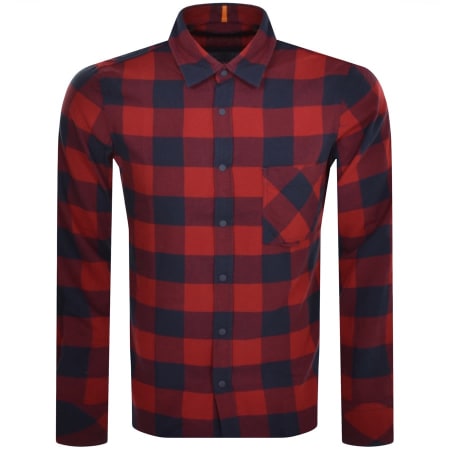 Product Image for BOSS Riou 1 Long Sleeved Shirt Red