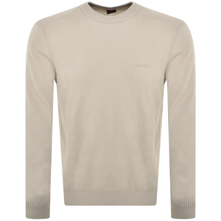 Product Image for BOSS Asac Knit Jumper Beige