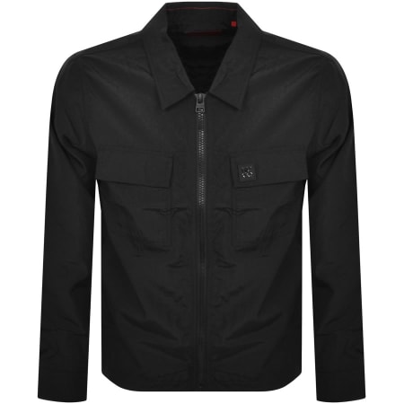 Product Image for HUGO Emalo Overshirt Jacket Black