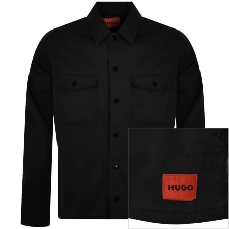 Product Image for HUGO Enalu Overshirt Jacket Black