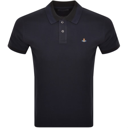 Product Image for Vivienne Westwood Logo Polo T Shirt Navy
