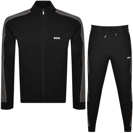 Product Image for BOSS Lounge Full Zip Tracksuit Black