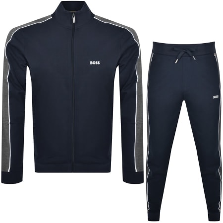 Product Image for BOSS Lounge Full Zip Tracksuit Navy
