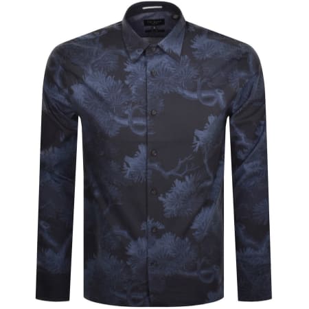 Product Image for Ted Baker Goxhill Long Sleeve Shirt Blue
