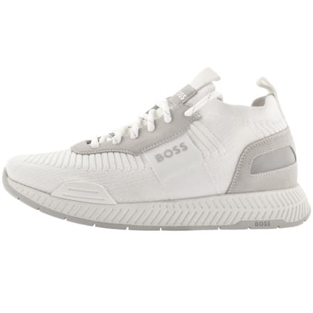 Product Image for BOSS Titanium Runn Trainers White