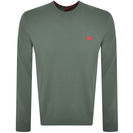Product Image for HUGO San Cassius Knit Jumper Green