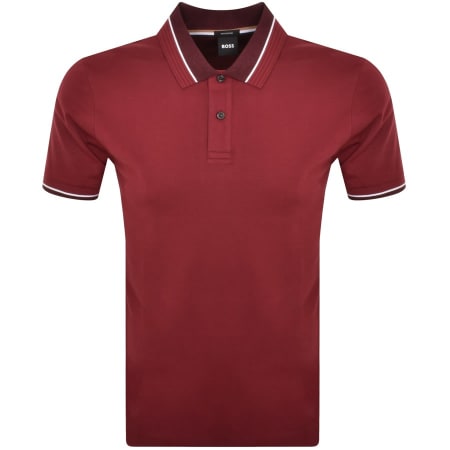 Product Image for BOSS Parlay 200 Polo T Shirt Red