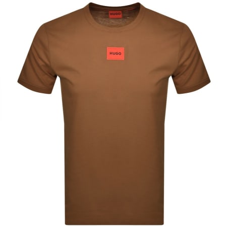 Product Image for HUGO Diragolino212 T Shirt Brown