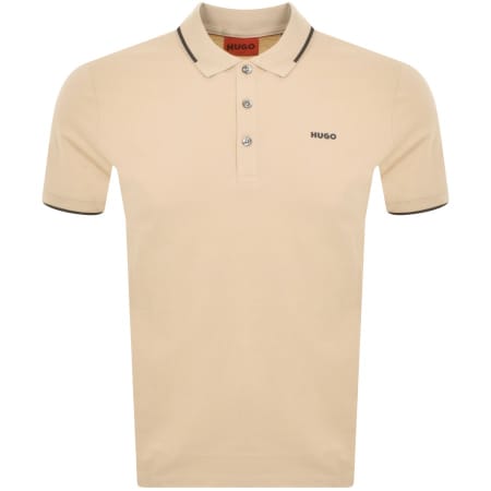 Product Image for HUGO Dinoso22 Polo T Shirt Beige