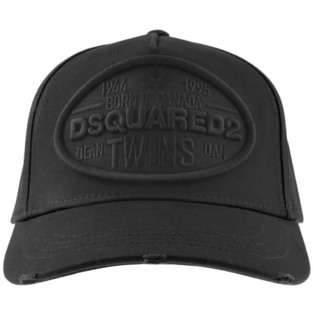 Product Image for DSQUARED2 Logo Patch Baseball Cap Black