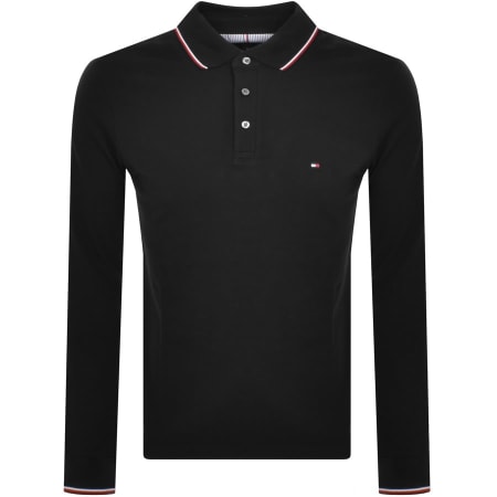 Product Image for Tommy Hilfiger Long Sleeve Polo T Shirt Navy
