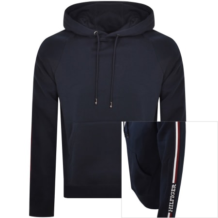 Product Image for Tommy Hilfiger Global Stripe Hoodie Navy