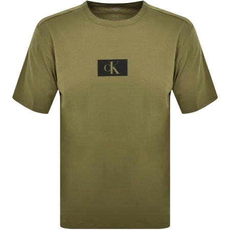 Product Image for Calvin Klein Lounge Logo T Shirt Green