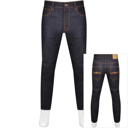 Product Image for Nudie Jeans Lean Dean Mid Wash Jeans Navy