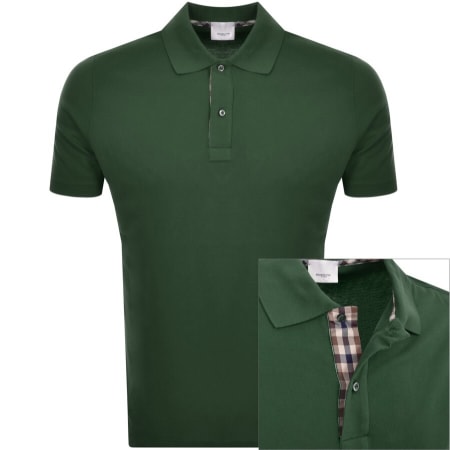 Product Image for Aquascutum Pique Polo T Shirt Green