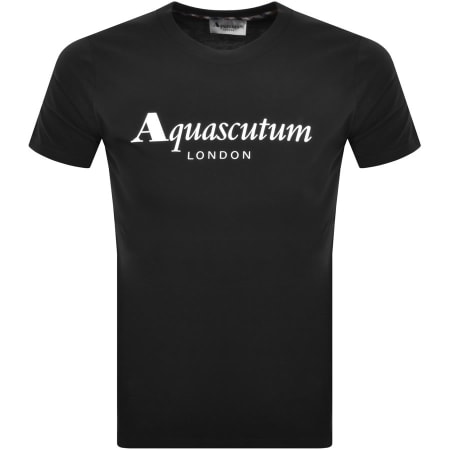 Product Image for Aquascutum Logo T Shirt Black