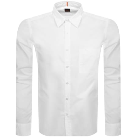 Product Image for BOSS Relegant 6 Long Sleeved Shirt White
