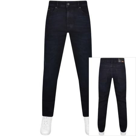 Recommended Product Image for BOSS Maine Regular Fit Dark Wash Jeans Blue