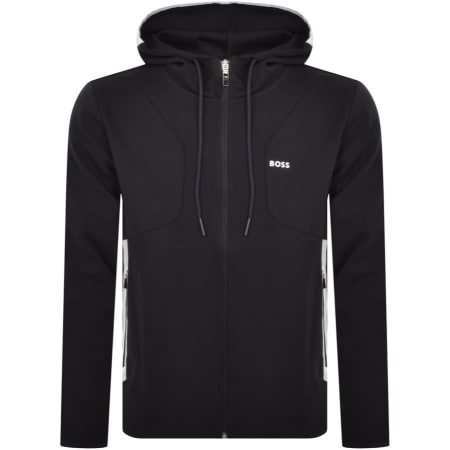 Recommended Product Image for BOSS Saggy 1 Full Zip Hoodie Navy