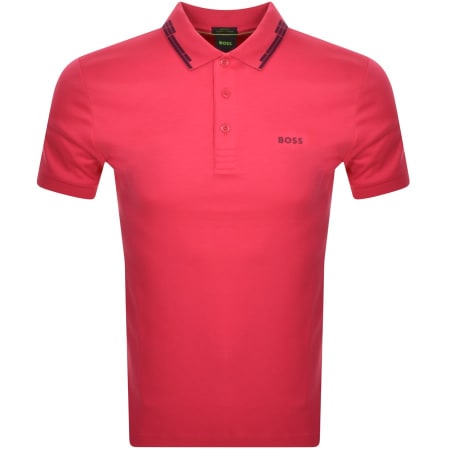 Product Image for BOSS Paule Polo T Shirt Pink