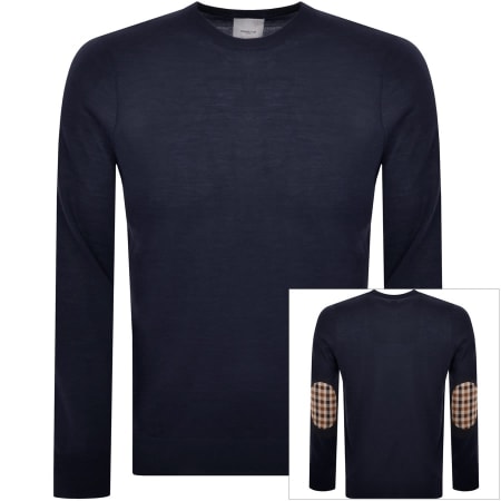 Product Image for Aquascutum London Knit Jumper Navy