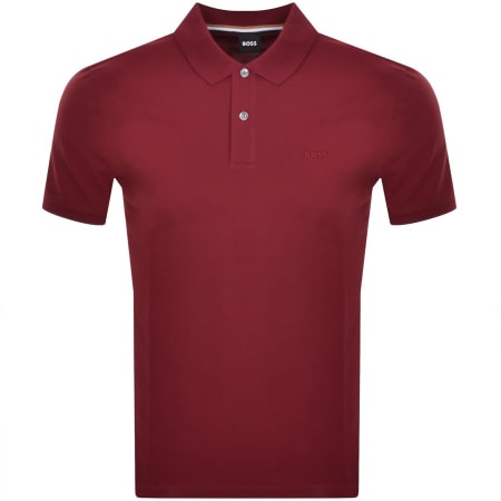 Product Image for BOSS Pallas Polo T Shirt Burgundy