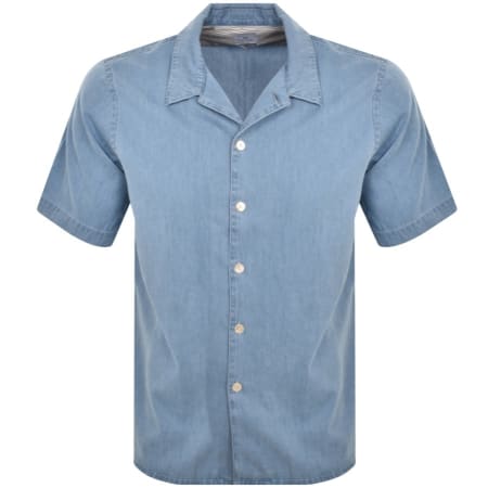 Recommended Product Image for Paul Smith Casual Fit Short Sleeved Shirt Blue