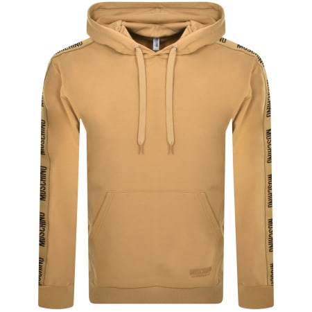 Product Image for Moschino Logo Tape Hoodie Brown