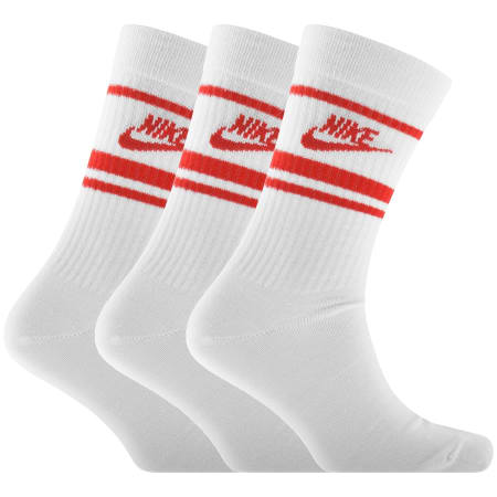 Product Image for Nike Three Pack Dri Fit Essential Socks White