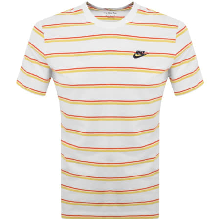 Product Image for Nike Club Stripe T Shirt White