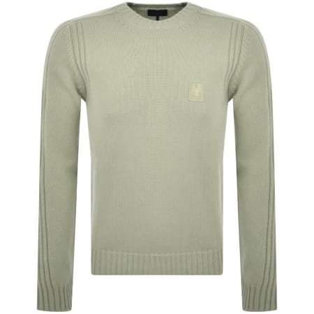 Product Image for Belstaff Mineral Watch Knit Jumper Green