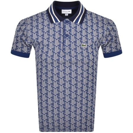 Product Image for Lacoste Logo Polo T Shirt Blue