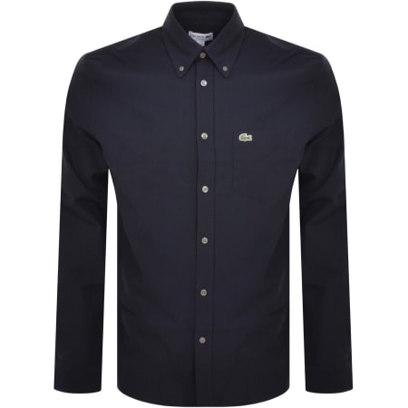 Product Image for Lacoste Woven Long Sleeved Shirt Navy