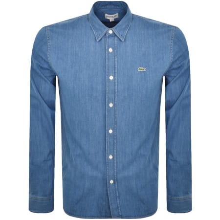 Product Image for Lacoste Denim Long Sleeved Shirt Blue