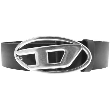 Product Image for Diesel Oval Logo Belt Black