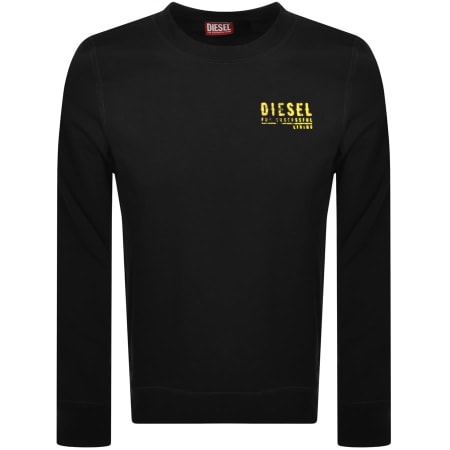 Product Image for Diesel S Ginn K42 Logo Sweatshirt Black