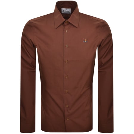 Product Image for Vivienne Westwood Long Sleeved Shirt Brown