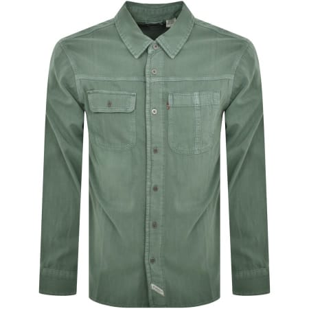 Product Image for Levis Auburn Worker Long Sleeve Shirt Green