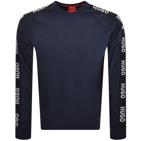 Recommended Product Image for HUGO Lounge Sporty Logo Sweatshirt Navy