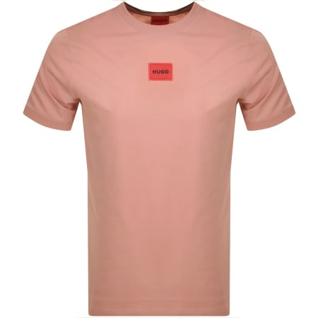 Product Image for HUGO Diragolino212 T Shirt Pink