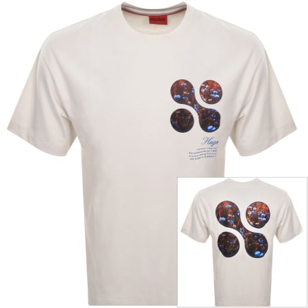 Product Image for HUGO Dikino T Shirt White