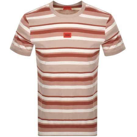 Recommended Product Image for HUGO Diragolino T Shirt Beige