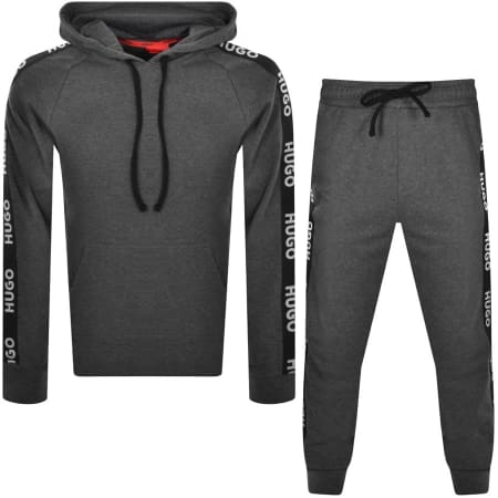 Recommended Product Image for HUGO Sporty Logo Lounge Tracksuit Grey