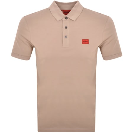 Product Image for HUGO Dereso 232 Polo T Shirt Beige
