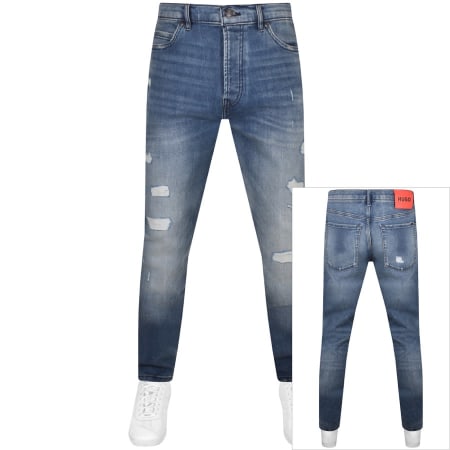 Recommended Product Image for HUGO 634 Tapered Fit Jeans Blue