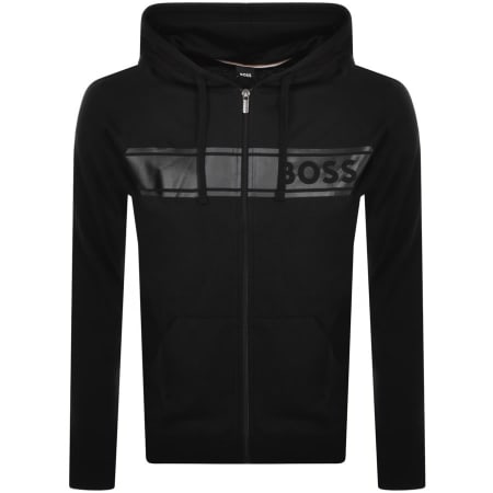 Product Image for BOSS Loungewear Authentic Full Zip Hoodie Black