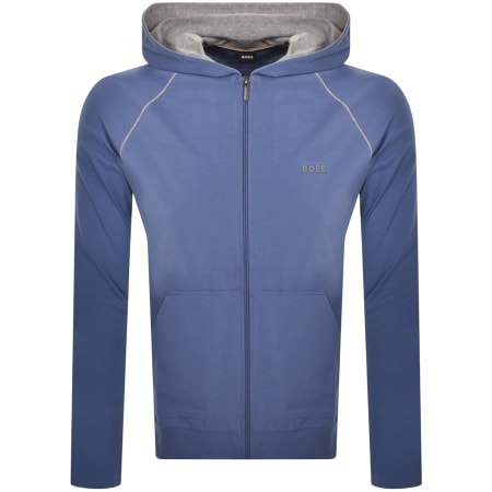 Product Image for BOSS Lounge Mix And Match Full Zip Hoodie Blue