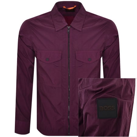 Product Image for BOSS Lovel Full Zip Overshirt Purple